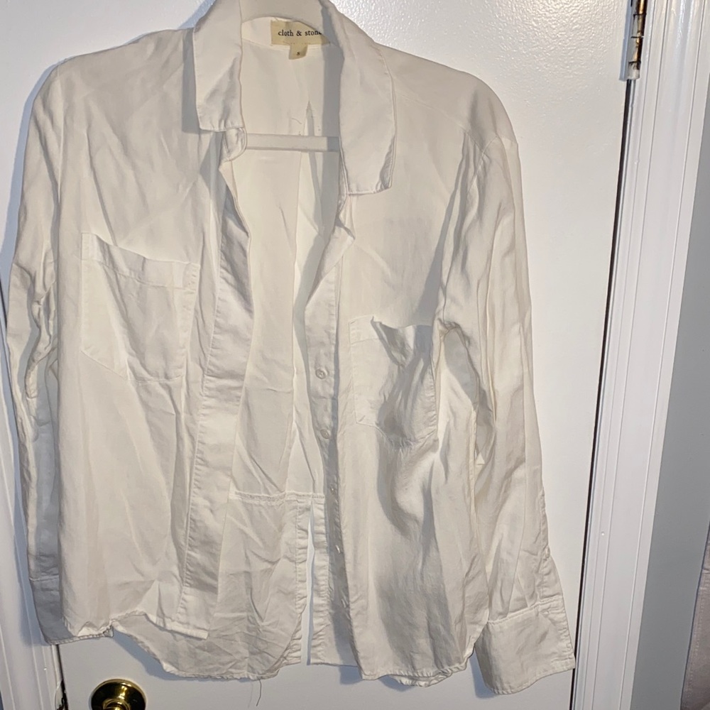 Cloth & Stone White Button Up